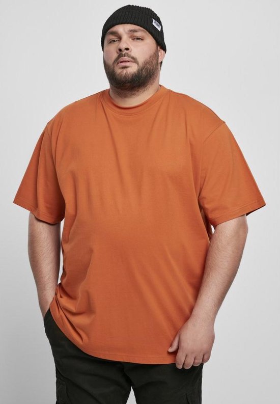 Urban Classics - Tall Heren T-shirt - 5XL - Oranje