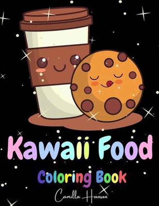 Kawaii Food Coloring Book - cover