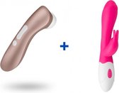 Satisfyer Pro 2 - Clitorisstimulator + Ascella Vibe Rabbit Vibrator - Tarzan Vibrator