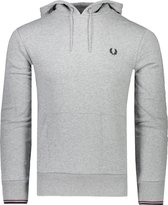 Fred Perry Sweater Grijs Normaal - Maat L - Heren - Herfst/Winter Collectie - Katoen;Polyester