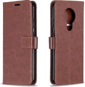 Portemonnee Book Case Hoesje Geschikt voor: Nokia 5.3 -  bruin