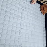 Boxkleed 75x95 blauw Liefboefje - baby boxkleed - boxkleden