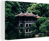 Canvas Schilderij Park - Tokyo - Japan - 120x80 cm - Wanddecoratie