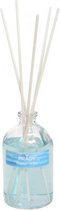 geurstokjes Mikado oceaan 100 ml glas lichtblauw