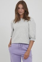 b.young BYSAMMIA PUFF SLEEVE - Light Grey Melang Grey