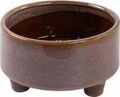 schaal Robina 18,5 x 11,2 cm keramiek paars