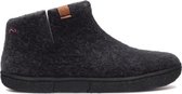 Tofvel Nepal pantoffels zwart uni (17282 BLACK)