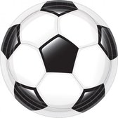 feestbord voetbal 23 cm 8 stuks