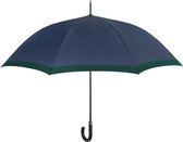 golfparaplu automatisch 69 x 120 cm blauw/groen