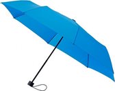 paraplu windproof handopening 98 cm lichtblauw