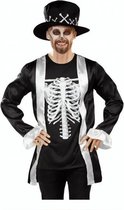 halloweenkostuum koning heren zwart mt M