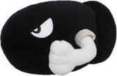 knuffel Super Mario Bros: Bullet Bill 15 cm zwart