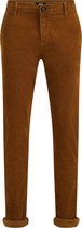 WE Fashion Heren slim fit chino van corduroy