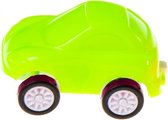 speelgoedauto Fluo 4,5 x 2,5 cm polypropyleen groen