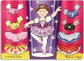 vormenpuzzel Ballerina junior hout 10 stukjes