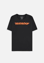 Deathloop Heren Tshirt -2XL- Logo Zwart