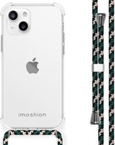 iMoshion Backcover met koord iPhone 13 Mini hoesje - Groen