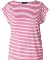 ES&SY Urma Jersey Shirt - Fresh Pink/White - maat 46
