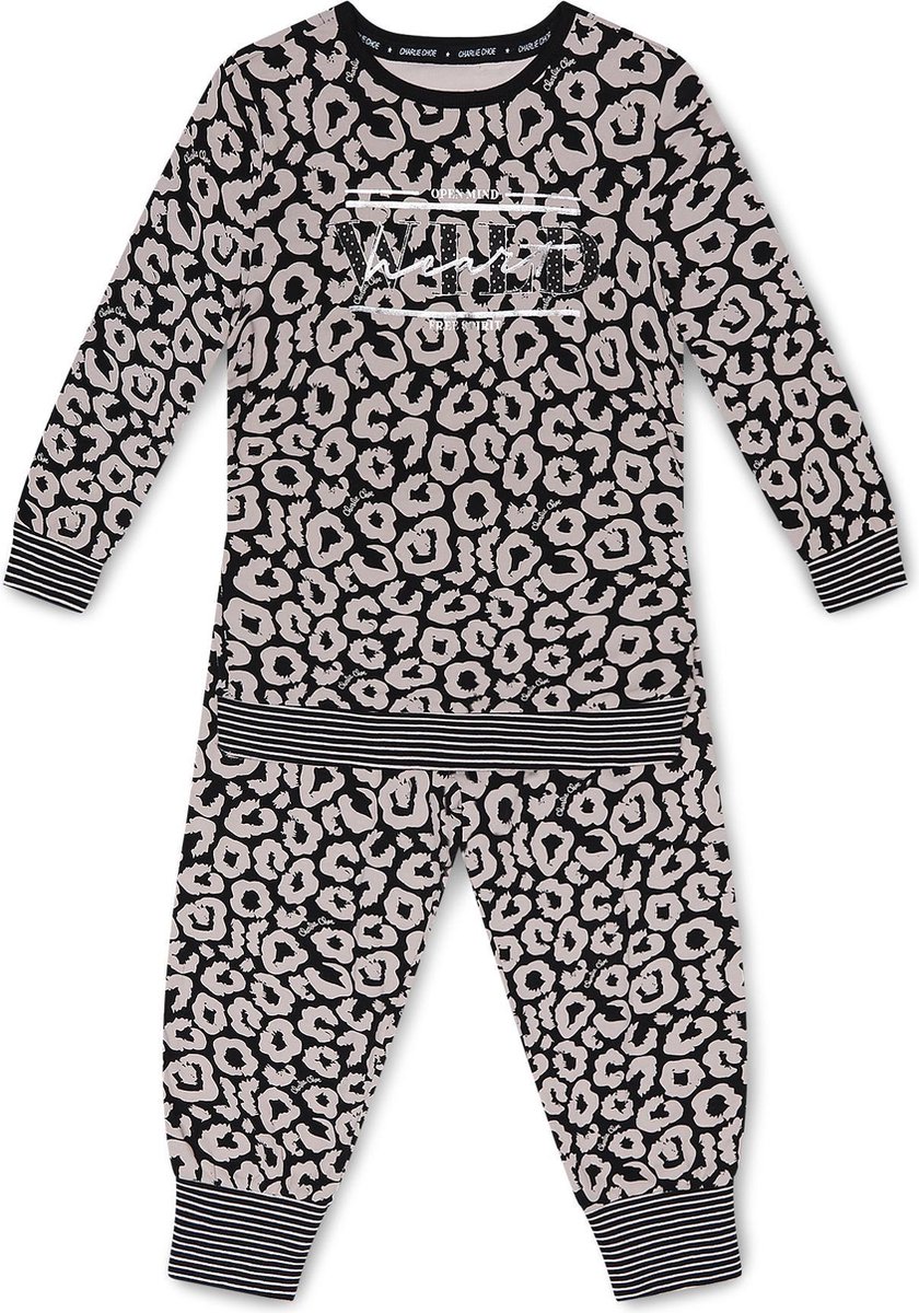 Charlie Choe Kinderpyjama Set Wild F41026-41 - Meerkleurig Fire  - 122/128