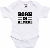 Born in Almere tekst baby rompertje wit jongens en meisjes - Kraamcadeau - Almere geboren cadeau 92 (18-24 maanden)