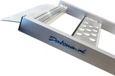 Datona® - Aluminium oprijplaat inhaakbaar - 195 cm (3 stuks)