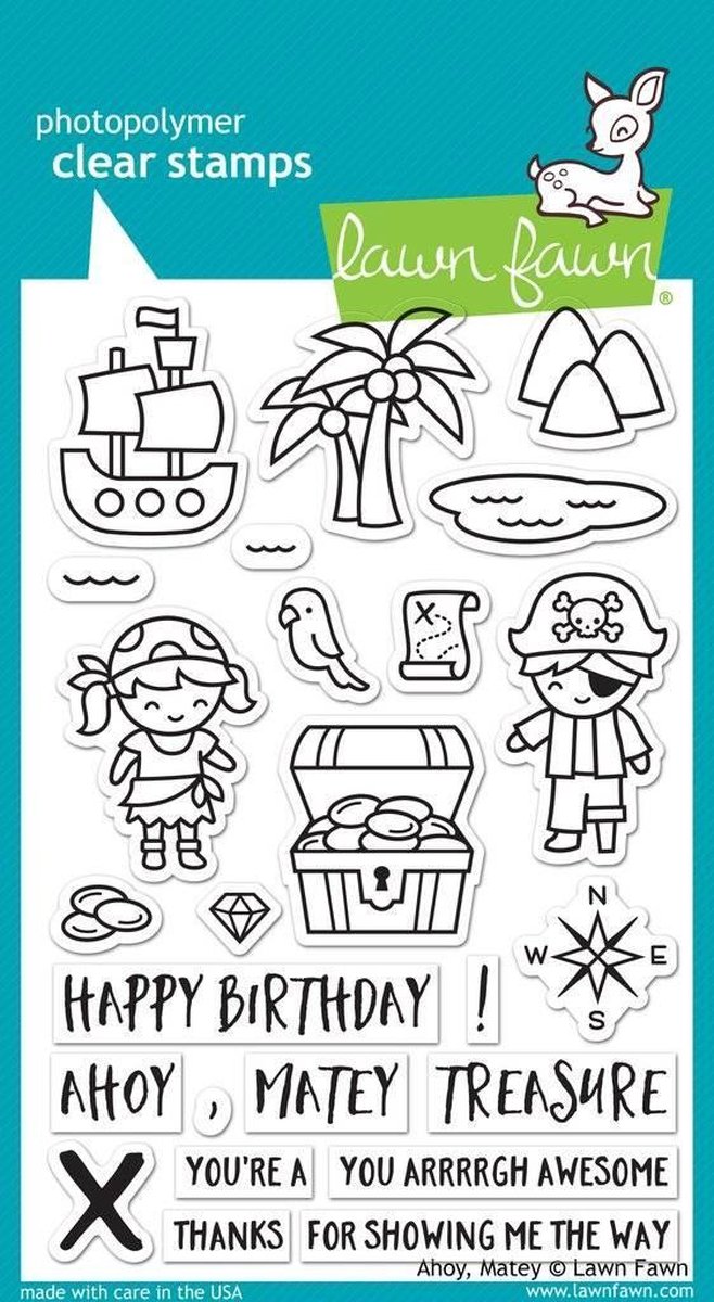 Ahoy, Matey Clear Stamps (LF1411)