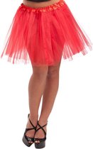 Carnival Toys Tutu Dames 38 Cm Tule Koraalrood One-size