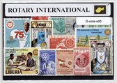 Rotary – Luxe postzegel pakket (A6 formaat) : collectie van verschillende postzegels van rotary – kan als ansichtkaart in een A6 envelop - authentiek cadeau - kado - geschenk - kaart - club - service above self - geld inzamelen - vereniging