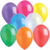 ballonnen 27,5 cm gekleurd crystal 10 stuks