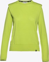 Beaumont Fine Knit Pullover Shoulderpads Lime