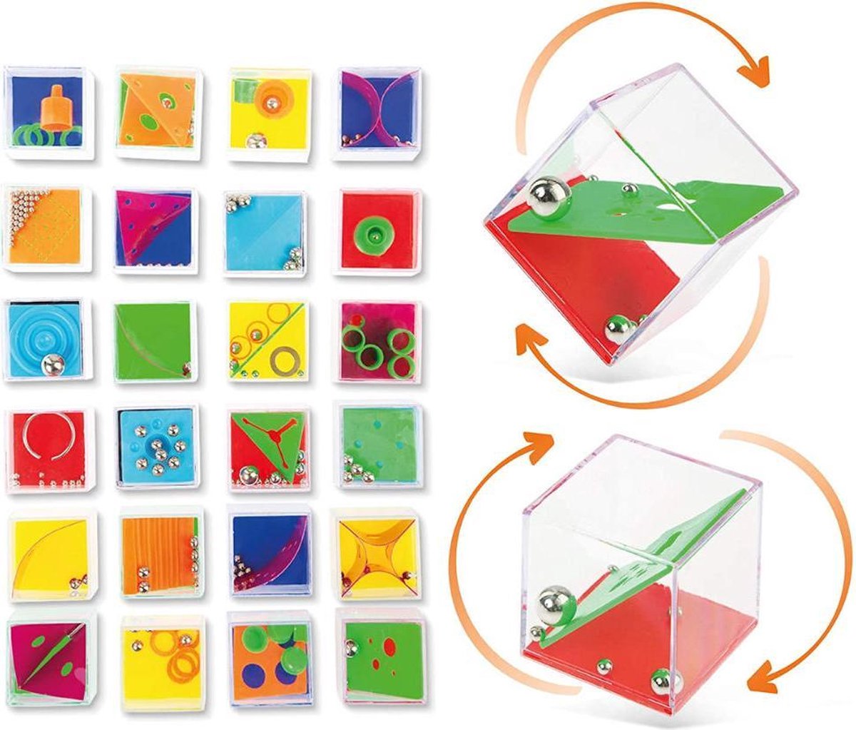 Uitdeelcadeaus 24 STUKS Geduldspelletjes Kubus - Traktatie Uitdeelcadeautjes voor kinderen - Klein Speelgoed Traktaties — afbeelding 3