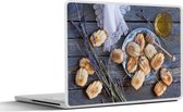 Laptop sticker - 12.3 inch - Lavendel - Gebak - Frans - 30x22cm - Laptopstickers - Laptop skin - Cover
