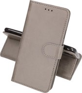 Samsung Galaxy A22 5G Hoesje Kaarthouder Book Case Telefoonhoesje Grijs