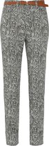 Cassis Cassis - Slim broek met pythonprint Cassis - Slim broek met pythonprint