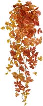 Herfst kunsthangplant Maple 90cm oranje
