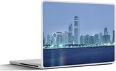 Laptop sticker - 10.1 inch - Chicago - Skyline - Amerika - 25x18cm - Laptopstickers - Laptop skin - Cover