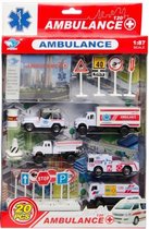 ambulanceset 20-delig o.a. ambulancejeep