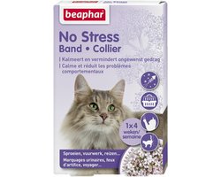 3x Beaphar No Stress Kat Halsband