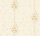 TRADITIONEEL KLASSIEK ROZEN BEHANG | Bloemen Franse Stijl - goud beige - A.S. Création Château 5