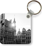 Sleutelhanger - Uitdeelcadeautjes - België - Zwart - Wit - Gent - Plastic