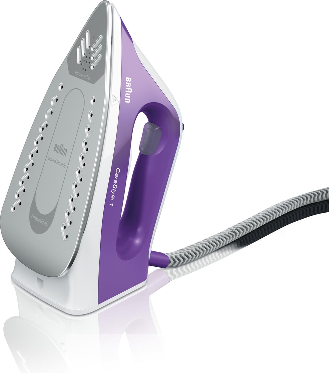 Braun CareStyle 1 IS1014VI - Stoomgenerator - Handmatige instellingen - Auto-off - Violet/Wit — afbeelding 2