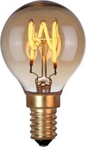 Highlight - Lamp LED E14 kogel 4W 120 LM 2200K Dimbaar amber