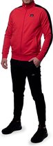 Heren rood trainingspak Flair 112077