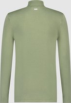 Purewhite -  Heren Slim Fit   Essential Trui  - Groen - Maat XS