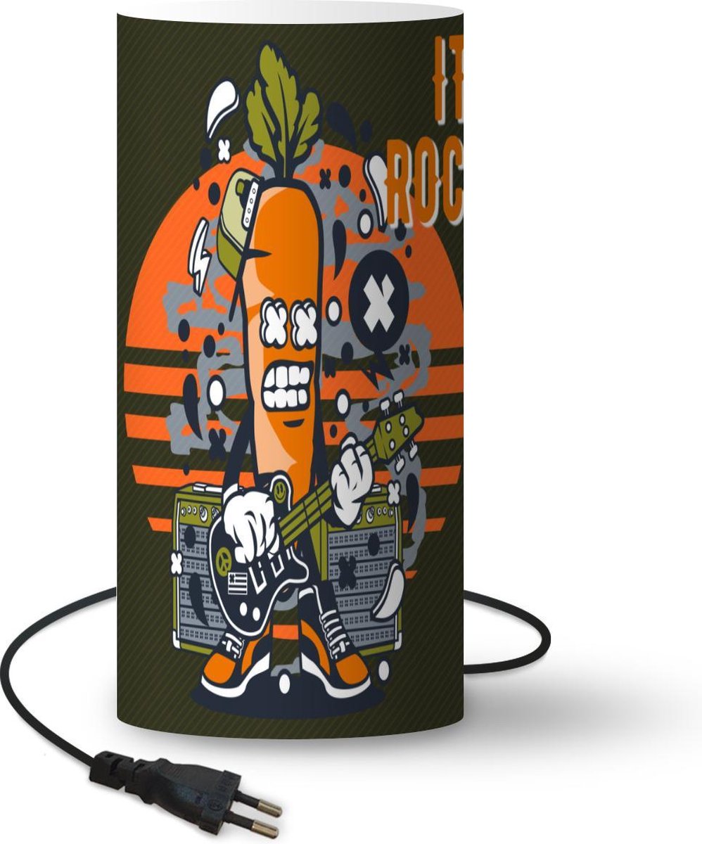 Lamptiger Tafellamp - Wortel - Ø 16 Cm - E14 - Multicolor