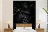 Behang - Fotobehang Gorilla - Planten - Jungle - Breedte 155 cm x hoogte 240 cm