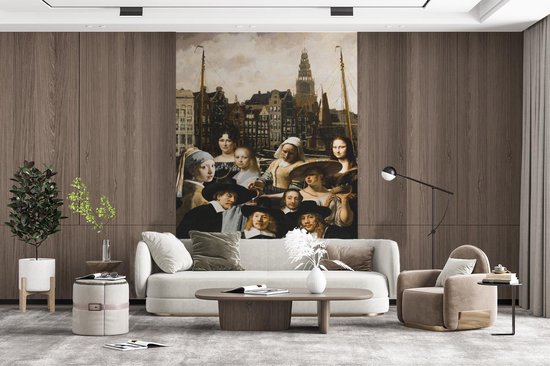 Papier Peint - Peintures Papier peint photo Peinture - Oude Meesters - Collage - Largeur 160 cm x Hauteur 240 cm