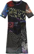 Desigual jurk amber Gemengde Kleuren-M (38)
