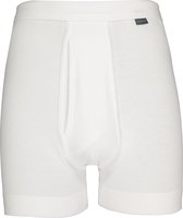 SCHIESSER Cotton Essentials lange short (1-pack) - Feinripp met gulp - wit - Maat: XXL