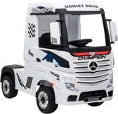 Mercedes Benz Actros Wit - Multimedia Editie - 4-wiel aandrijving - Softstart | Elektrische Kinderauto | Met afstandsbediening